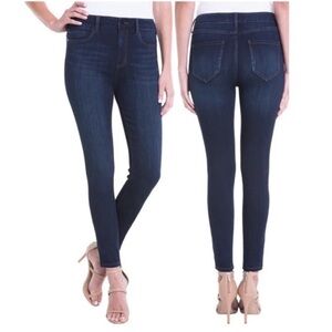 Liverpool High Rise Ankle Jeans 12/31 Petrol Wash